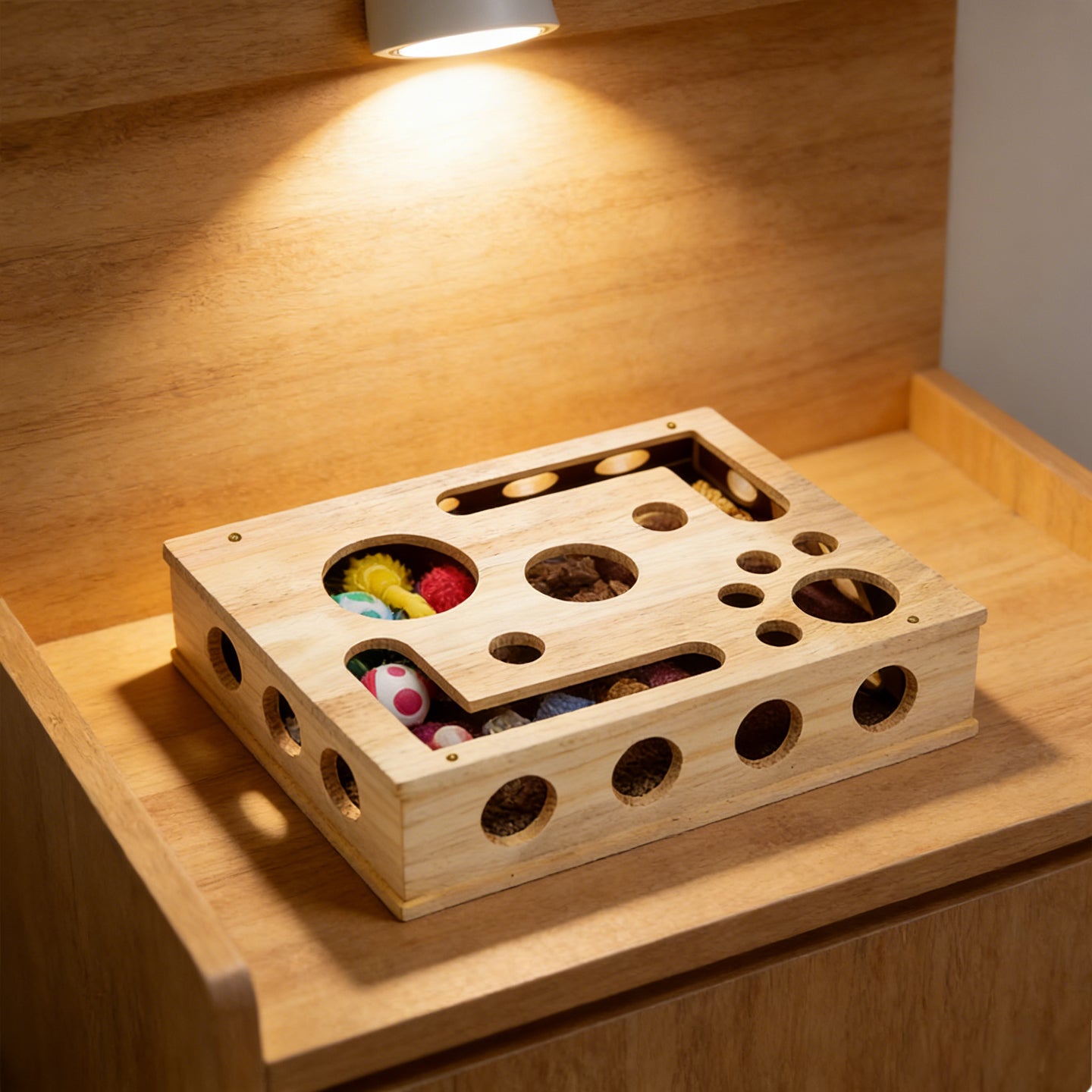 2026 - New Cat Nail File Scratch Experience Box - A Stress-Relieving Alternative Without Scissors or Grinding Wheels - Includes Sandpaper - Suitable for Indoor Cats - Toy - Puzzle Design