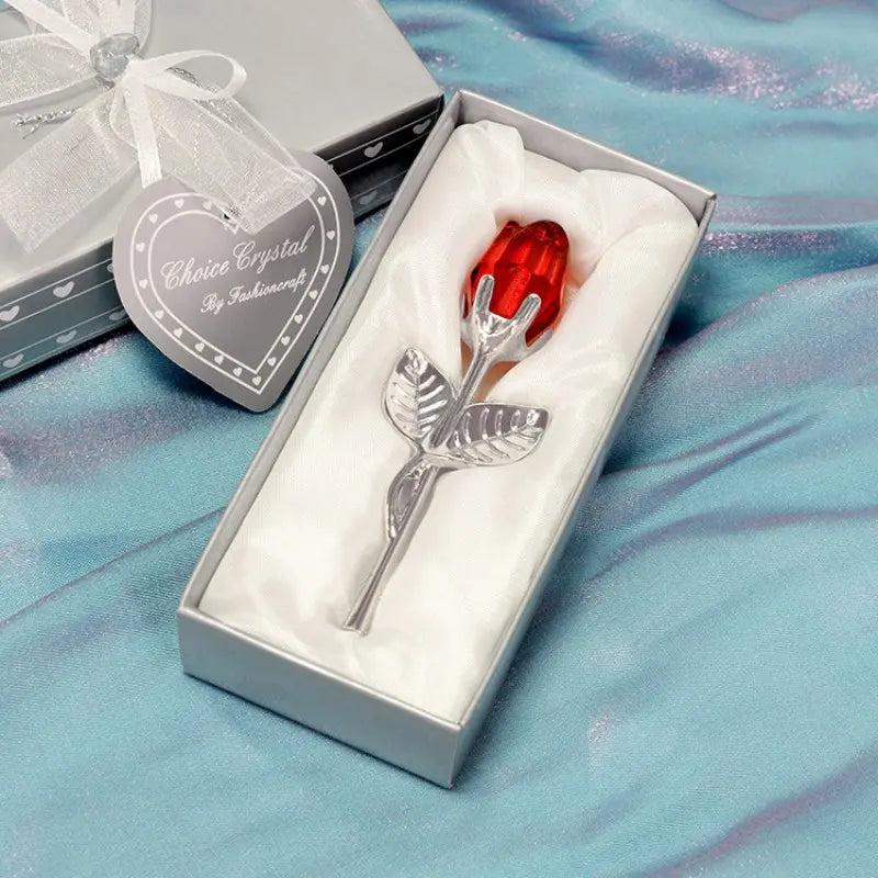 Mother's Day Crystal Rose Gift - A Precious Metal Floral Keepsake Created Especially for Her | Suitable for holidays, birthdays, anniversaries, romantic surprises | Durable and Waterproof