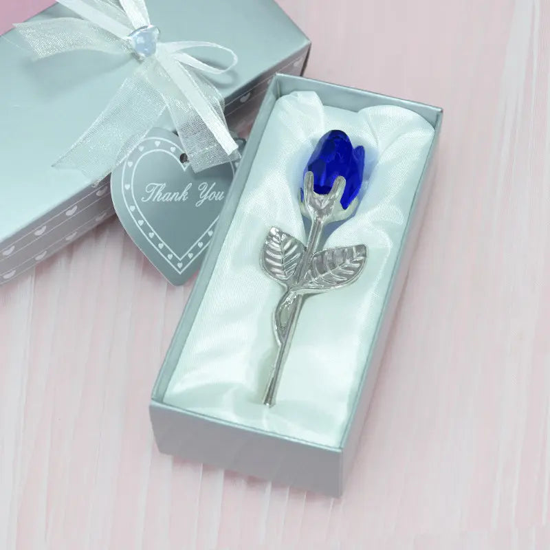 Mother's Day Crystal Rose Gift - A Precious Metal Floral Keepsake Created Especially for Her | Suitable for holidays, birthdays, anniversaries, romantic surprises | Durable and Waterproof